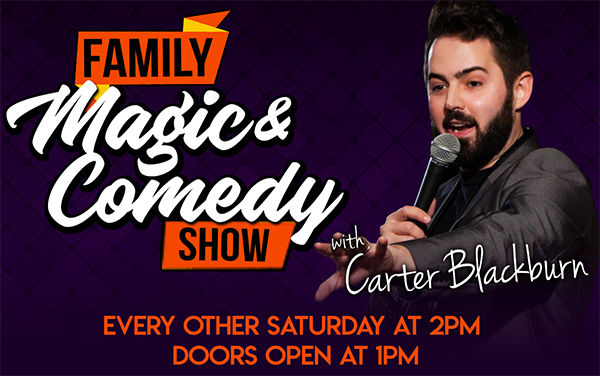 Family Magic & Comedy For All Ages with Carter Blackburn